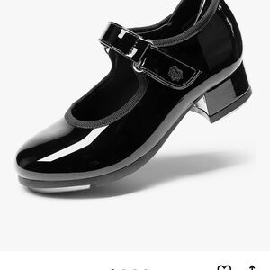 Black Patent Leather Mary Jane Tap Shoes
